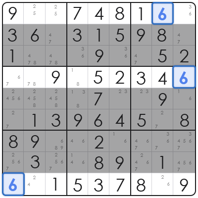 easy sudoku tricks